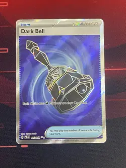 Pokemon TCG: Dark Bell 106/084 ME05: Pitch Black Ultra Rare NM - Image 1