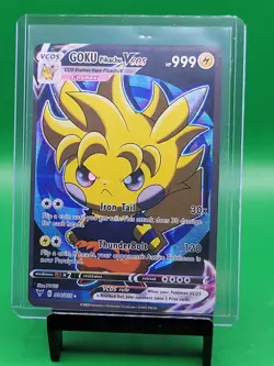 Pikachu X Goku - Dragon Ball Z - Pokemon Cosplay Card Holo - Image 1