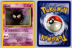 Gastly 50/102 Common Base Set Unlimited Pokemon Lightly Played - Image 3