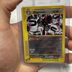 Magneton Holo Rare H16/H32 Aquapolis WoTC Pokemon Card 2002 E-Reader LP/NM Vtg - Image 1