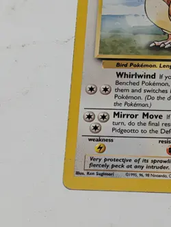Pokemon TCG Base Set Pidgeotto Card 22/102 Unlimited Regular - Image 3