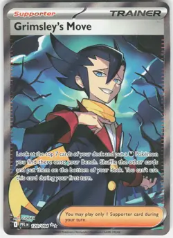 Grimsley's Move 120/094 Ultra Rare Phantasmal Flames Pokemon Holo Near Mint - Image 1