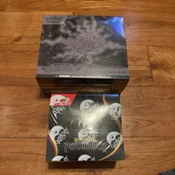 Pokemon TCG: Pitch Black PC ETB Pokemon Center ETB and Pitch Black Booster Box - Image 1