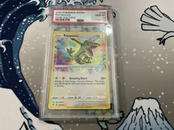 Pokemon TCG SWSH04 Vivid Voltage Rayquaza Amazing Rare Holo 138/185 PSA 10 - Image 1