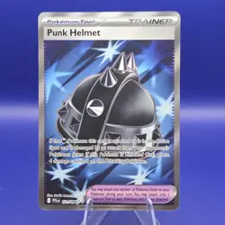 Punk Helmet 121/094 Ultra Rare Trainer Item Phantasmal Flames Pokemon NM - Image 1