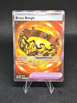 Brave Bangle 104/084 Full Art Ultra Rare Pokemon Pitch Black ME05 NM English - Image 1