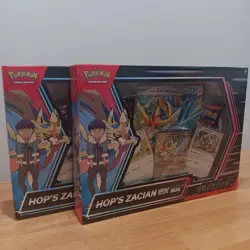 POKEMON HOP'S ZACIAN EX BOX (LOT OF 2) SEALED NEW - Image 1