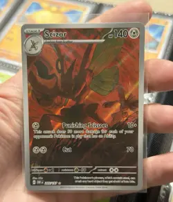 The Pokemon Company Pokemon TCG Scizor 205/197 SV03 Obsidian Flames IR Holo Eng - Image 1