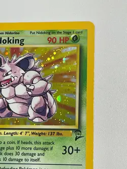 *** Nidoking 11/102 Unlimited Holo Rare - Pokemon Base Set 2 LP - Image 3