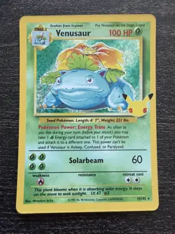 Venusaur 15/102 Holo Pokemon Celebrations Classic Collection 25th Anniversary - Image 1