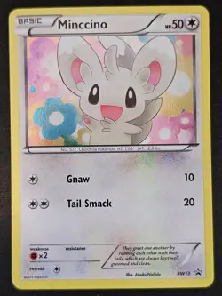 Pokemon TCG Minccino BW13 Black Star Promo Near Mint (holo) - Image 1