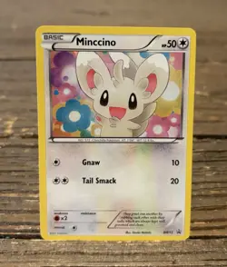 2011 Pokemon BW13 Minccino Black Star Promo Holo Rare NM - Image 1