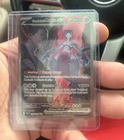 Pokemon Co. Team Rocket's Mewtwo ex 231/182 Sv10 SIR Holo English - Image 1