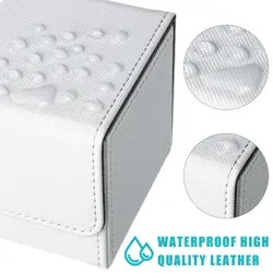 5 Pcs Leather Deck Card Boxes Large Size Deck Game Holder Storage Box Fit 100... - Image 4