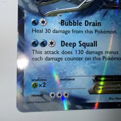 Pokemon Vaporeon EX 24/83 XY Generations Ultra Rare Holo Near Mint NM - Image 2