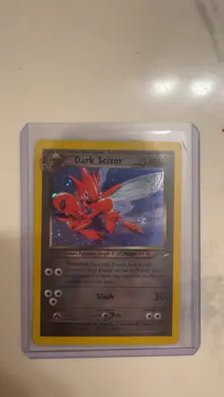 Pokemon Neo Destiny Dark Scizor 9/105 LP Unlimited Holo Rare - Image 2