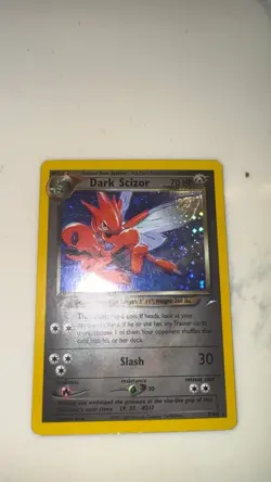 Pokemon Neo Destiny Dark Scizor 9/105 LP Unlimited Holo Rare - Image 3
