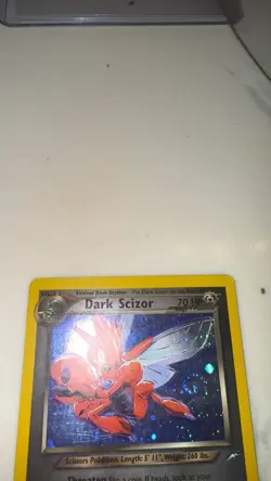 Pokemon Neo Destiny Dark Scizor 9/105 LP Unlimited Holo Rare - Image 4