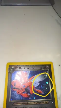 Pokemon Neo Destiny Dark Scizor 9/105 LP Unlimited Holo Rare - Image 5