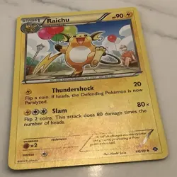 Pokemon TCG Raichu 40/99 Next Destinies Holo Rare 90HP English 2012 - Image 1