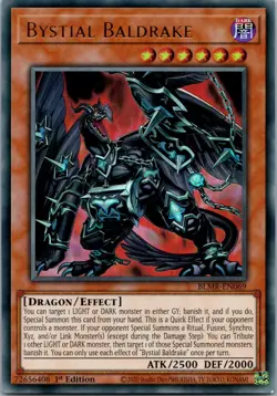 Yugioh Bystial Baldrake BLMR-EN069 1st Edition Ultra Rare NM - Image 1