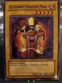 Illusionist Faceless Mage - Yugioh Dark Monster - Vintage - Image 1