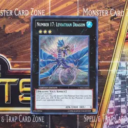 1x Number 17: Leviathan Dragon - Secret Rare - CT08-EN001 - Limited Edition - LP - Image 1
