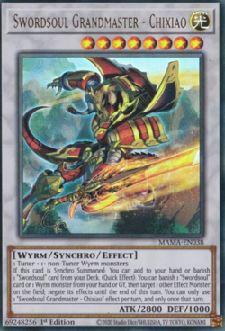 Swordsoul Grandmaster - Chixiao - MAMA-EN038 - Ultra Rare 1st Ed NM Yugioh - Image 1