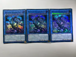 3 x Megalith Notrah Plura DOOD-EN034 Super Rare 1st Edition YuGiOh Playset NM - Image 1