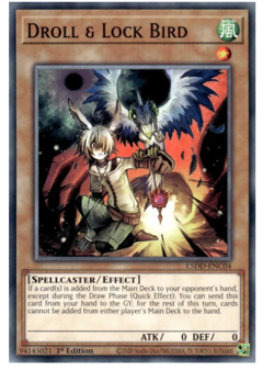 Droll & Lock Bird - L5DD-ENC04 - Common YuGiOh - Image 1