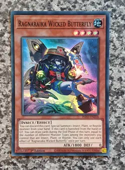 Yugioh The Infinite Forbidden INFO Super Rare 1st Edition MINT - Image 2