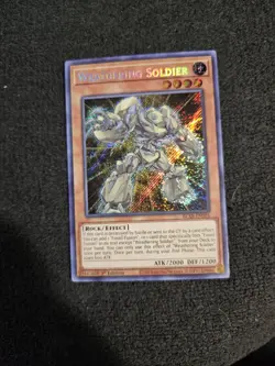Weathering Soldier - BLAR-EN005 - Secret Rare - 1st Editiom - Image 1