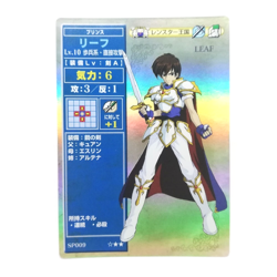 SP009 LEAF Leinster Fire Emblem trading CARD Game Nintendo NTT JAPAN GAME SNES - Image 1