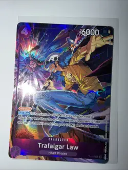One Piece Trafalgar Law P-093 (Illustration Box 6) Alt Art Promo NM - Image 1