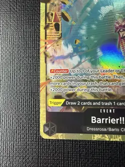 Bandai One Piece TCG Barrier!! OP04-095 Kingdoms of Intrigue Unc Foil EN - Image 3