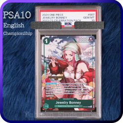 PSA 10 Bonney ST02-007 ChampionShip Celebration Pack ONE PIECE English 2024 - Image 1