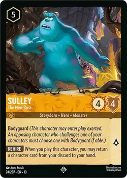 Sulley - The New Boss 24/207 Non-Foil Attack of the Vine! Disney Lorcana - Image 1