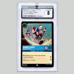 Disney Lorcana Donald Duck FOIL Holo CGC Graded Card Rare The First Chapter Gift - Image 1