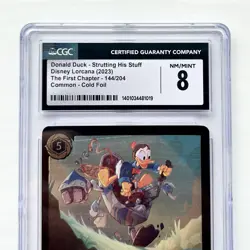 Disney Lorcana Donald Duck FOIL Holo CGC Graded Card Rare The First Chapter Gift - Image 4
