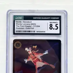 Disney Lorcana Goofy FOIL Holo CGC Graded Trading Card Rare The First Chapter - Image 4