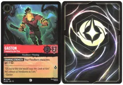 Disney Lorcana TCG Gaston - Created by the Vine 115/207 Common Foil Attack Of Th - Image 3