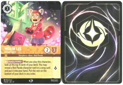 Disney Lorcana TCG Meilin Lee - Losing Control 210/207 Epic Foil Attack Of The V - Image 3