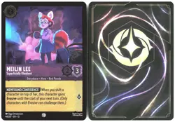 Disney Lorcana TCG Meilin Lee - Superficially Obedient 44/207 Common Foil Attack - Image 3
