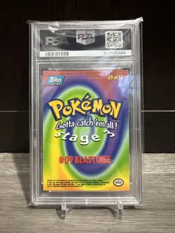 1999 Topps Pokemon Blastoise #E9 PSA 9 - Image 2