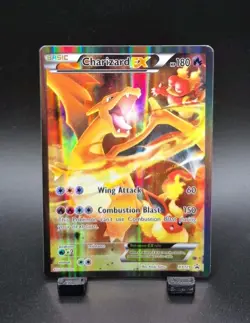 Pokemon TCG Charizard EX Full Art Black Star Promo Card XY 121 Lp - Image 1