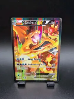 Pokemon TCG Charizard EX Full Art Black Star Promo Card XY 121 Lp - Image 2