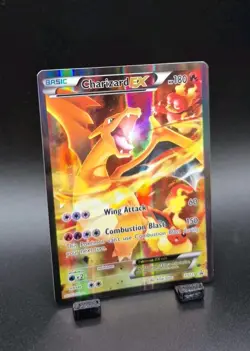 Pokemon TCG Charizard EX Full Art Black Star Promo Card XY 121 Lp - Image 3