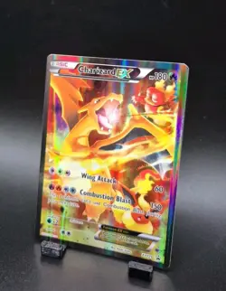 Pokemon TCG Charizard EX Full Art Black Star Promo Card XY 121 Lp - Image 4