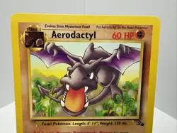 Pokemon TCG Aerodactyl Card Fossil Set 16/62 Non-Holo, Vintage 1999 LP+ - Image 2