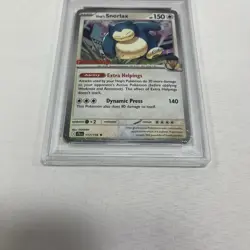 Pokemon TCG Hop's Snorlax Stamped Promo Card 117/159 GameStop Exclusive CGC 9 - Image 2